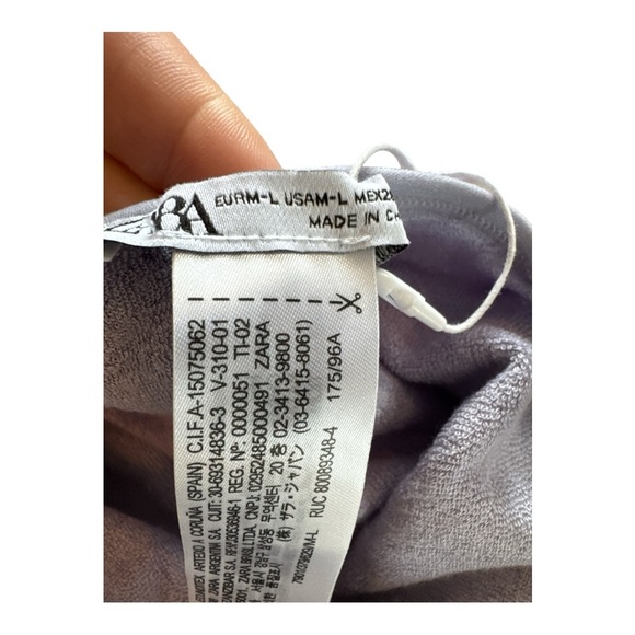 NWT ZARA Limitless Contour Collection Lilac SuperSoft Bodysuit Sz M-L - Picture 6 of 7